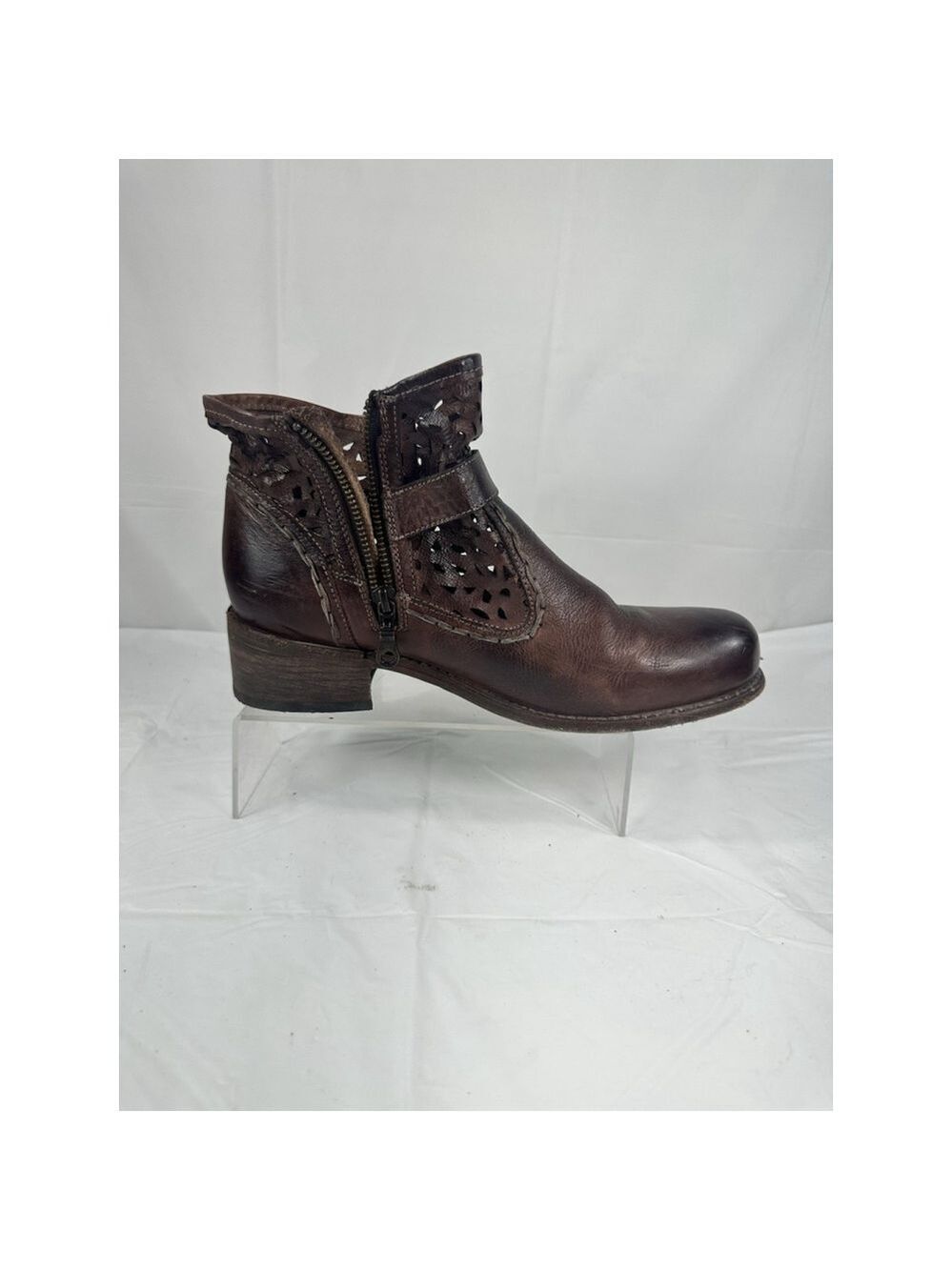 BED STU $255 TEAK DIP DYE HEATHER LEATHER BOOTS SZ 11 - Picture 11 of 16